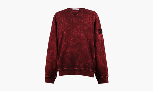 Stone Island Off-dye Ovd Treatment Sweatshirt "Red" - 751561538 V0012 | Grailshop