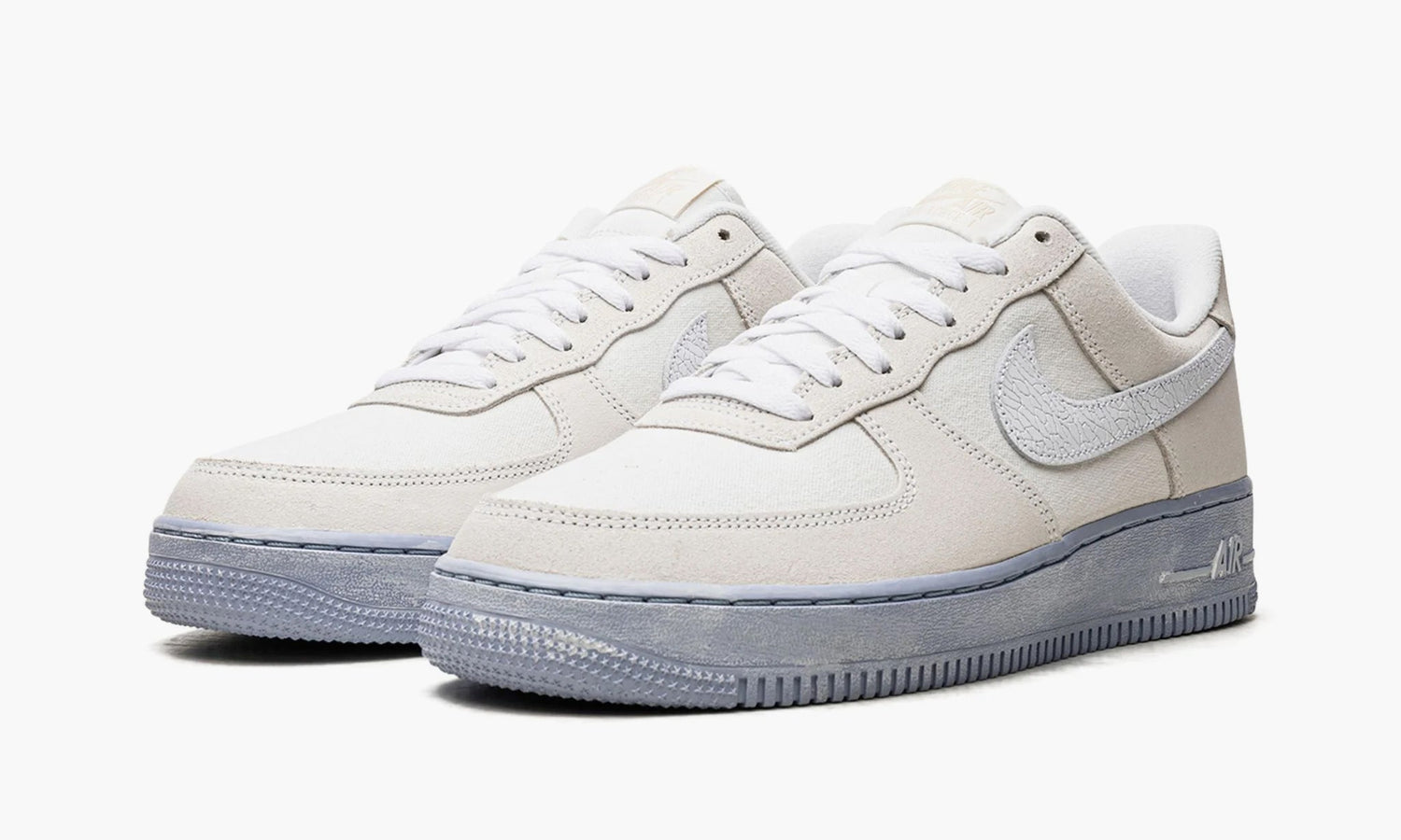 Nike Air Force 1 Low '07 Lv8 Emb "Summit White Blue Whisper" - DV0787 100 | Grailshop