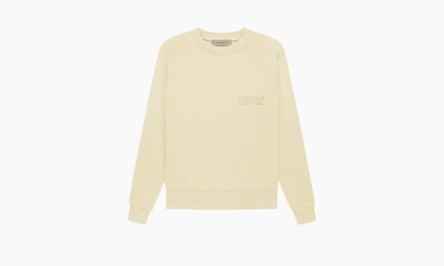 Fear Of God Essentials Logo Crew Neck "Canary" - FOG FW22 727 | Grailshop