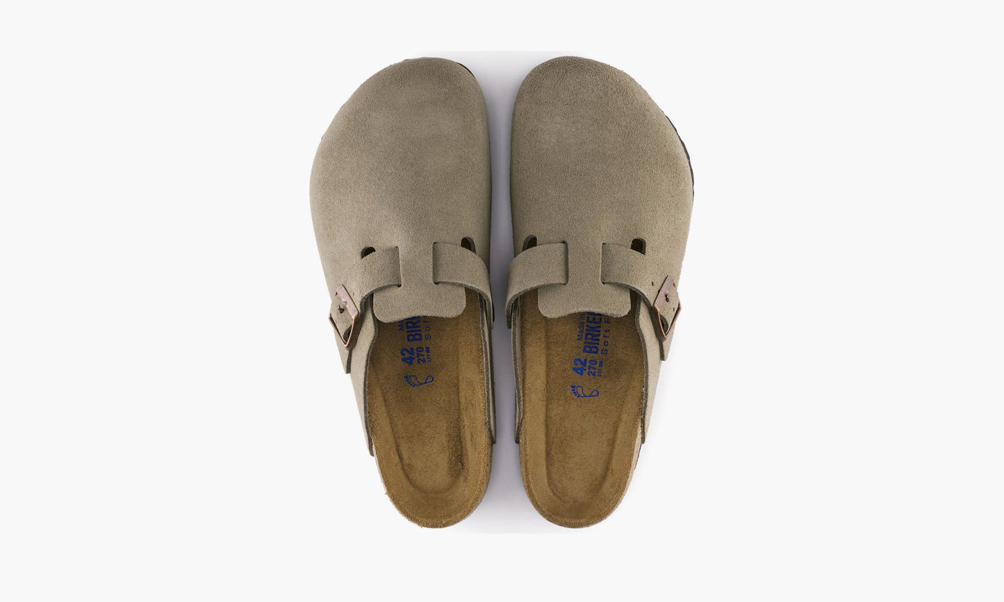 Birkenstock Boston Soft Footbed "Suede Taupe" - 0560771 | Grailshop