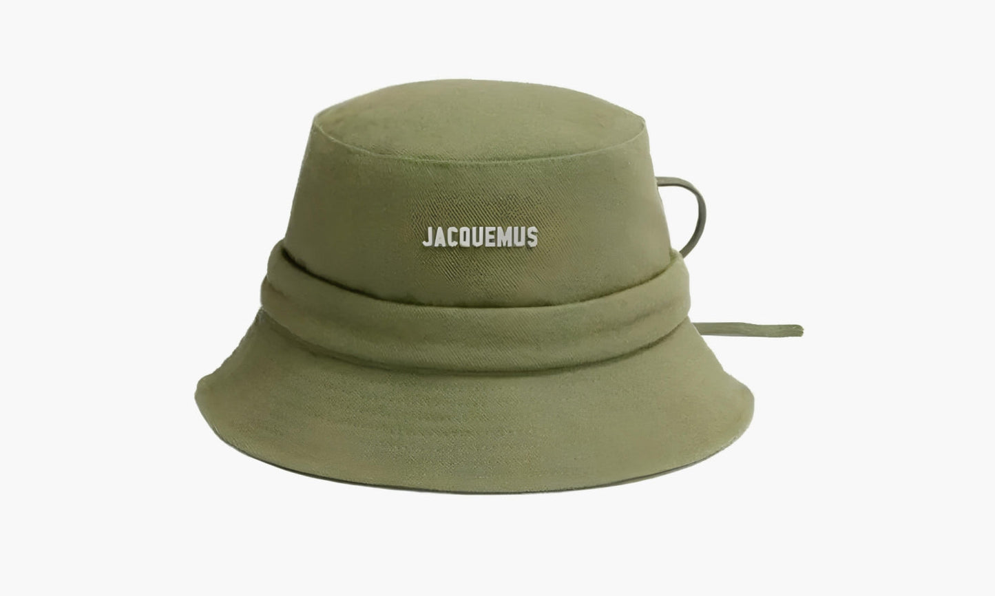 Jacquemus Cotton Hat "Olive" - 223AC0015012560 | Grailshop