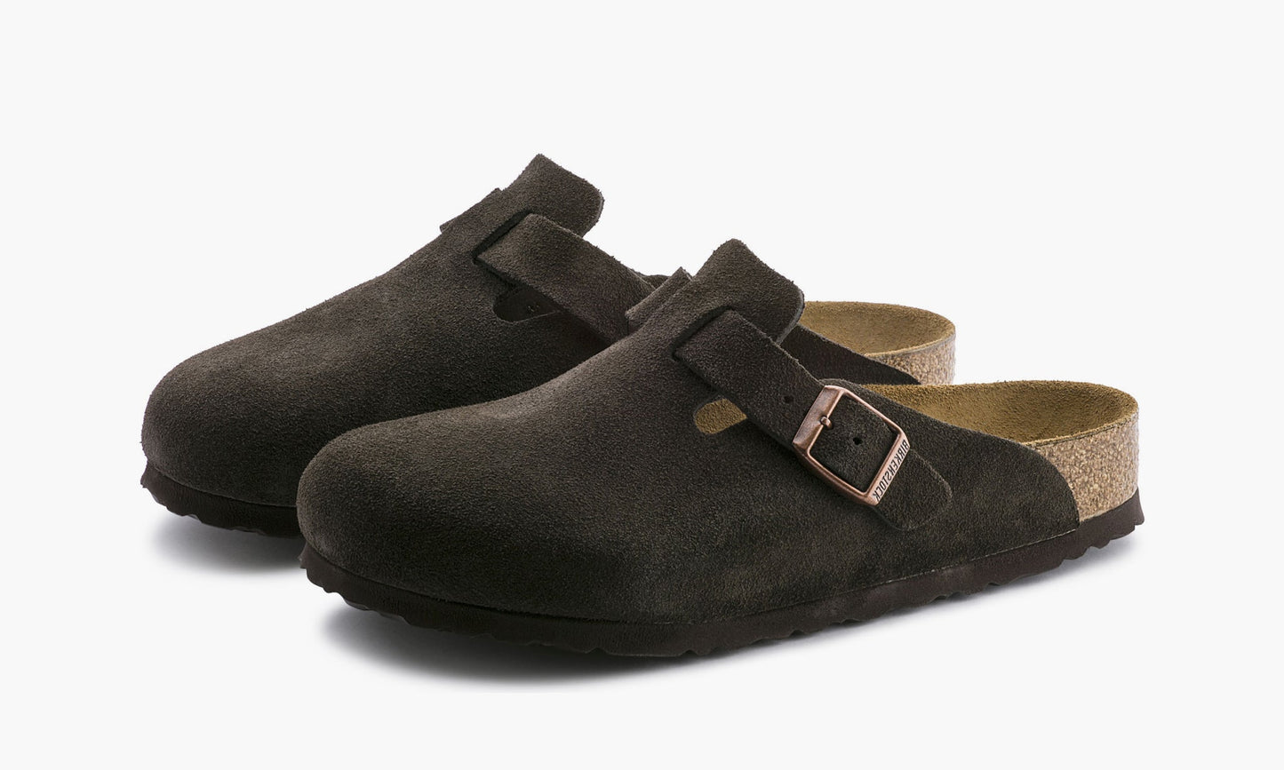 Birkenstock Boston Soft Footbed Suede "Mocha" - 0660463 | Grailshop