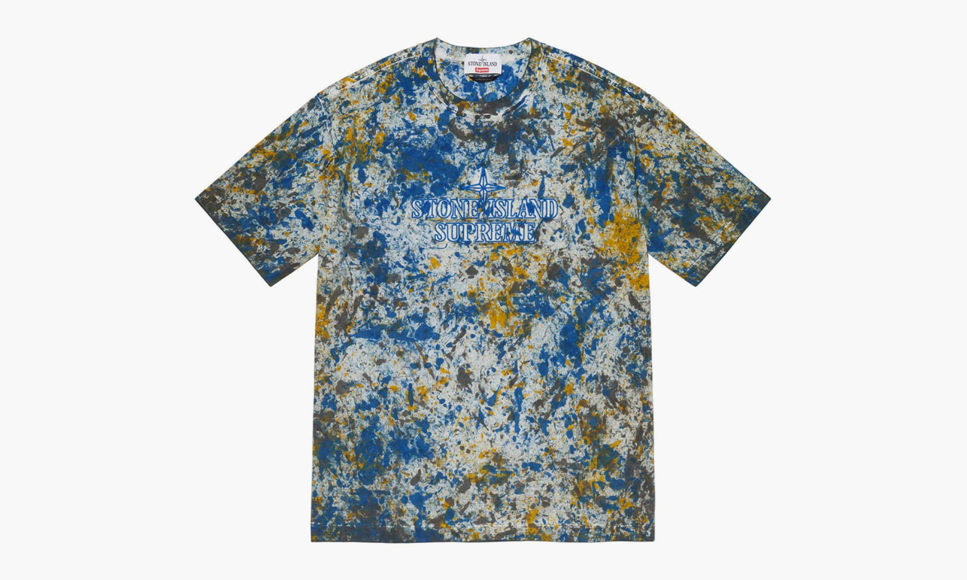 Stone Island X Supreme Embroidered Logo S / S Top "Dark Blue" - SUP-FW20-294 DB | Grailshop