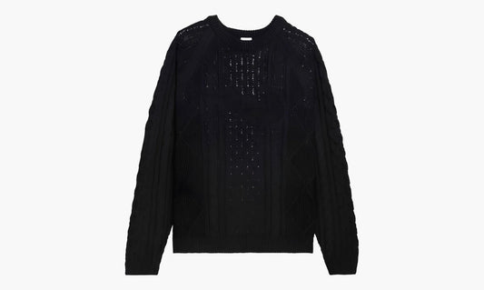 Nike Cable Knit Sweater "Black" - DQ5177-010 | Grailshop