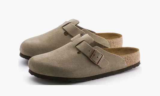 Birkenstock Boston Soft Footbed "Suede Taupe" - 0560771 | Grailshop