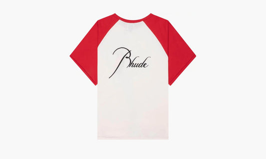 RHUDE Raglan Tee "Vintage Red / Vintage White" - SS24TT14012282 | Grailshop