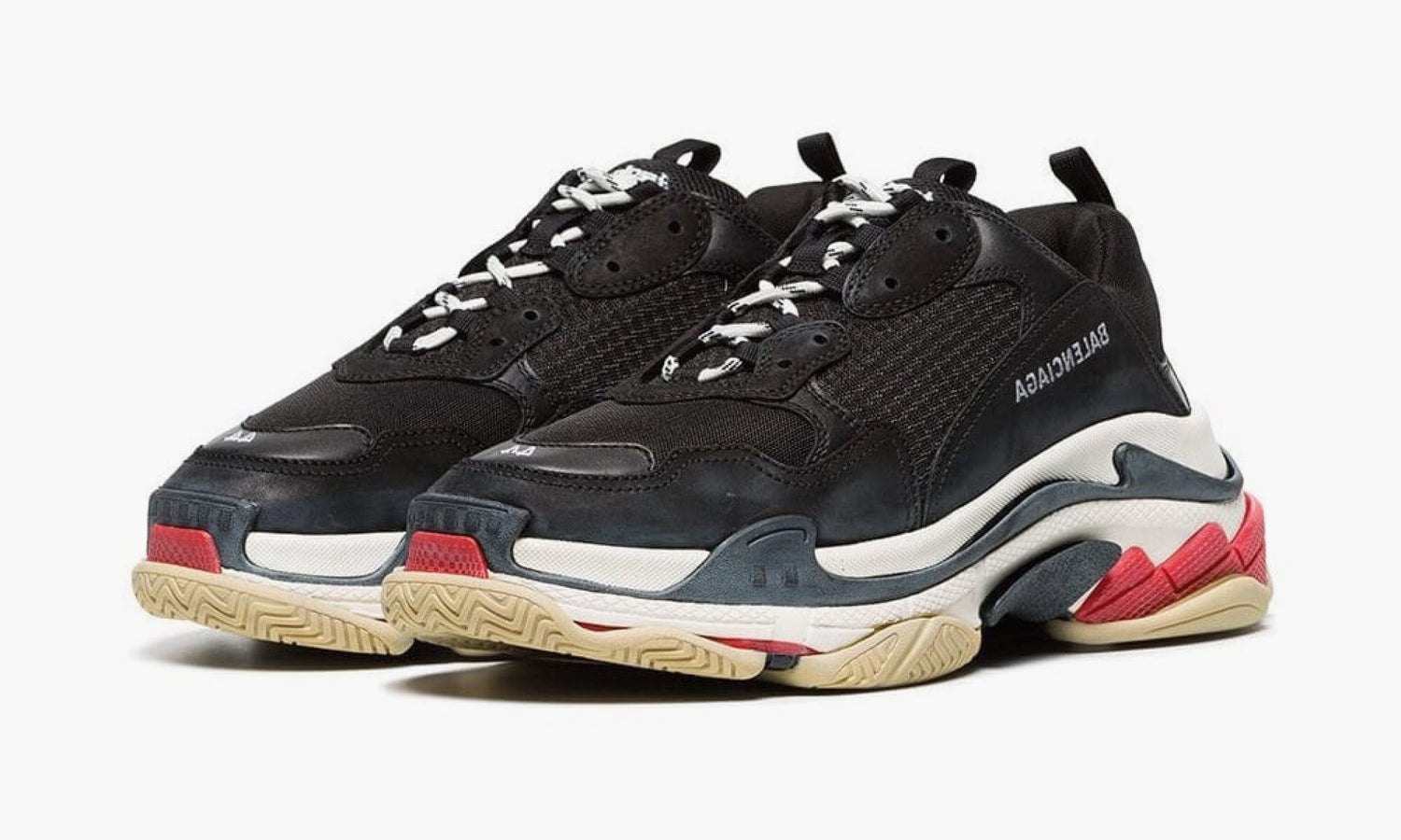 Balenciaga Triple S "Black White Red" - 533882W09OM1000 | Grailshop