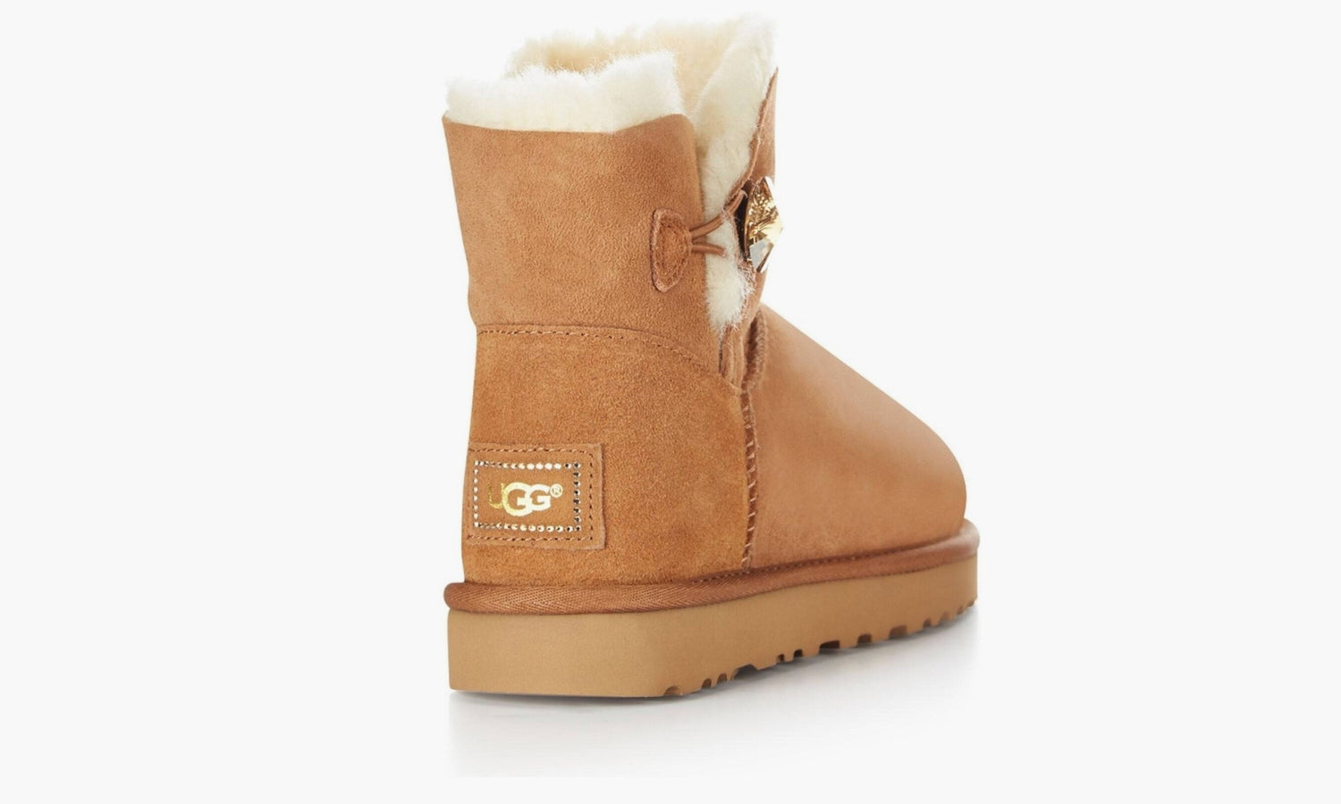 UGG Mini Bailey Button Bling Boot - 1016554-CTGL | Grailshop