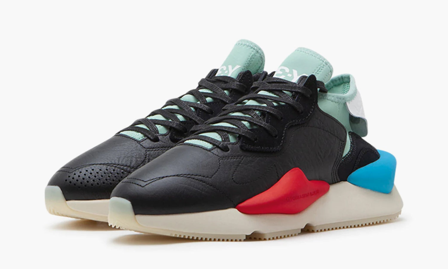 Adidas Y-3 Kaiwa "Black Blush Green" - GX1052 | Grailshop