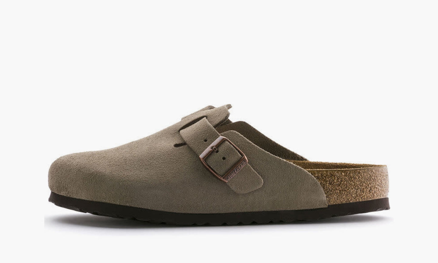 Birkenstock Boston Soft Footbed "Suede Taupe" - 0560771 | Grailshop