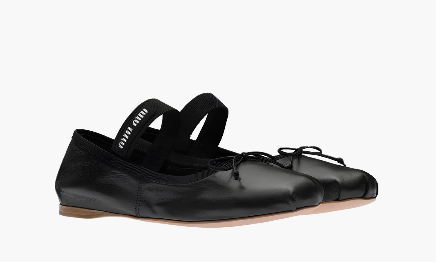 Miu Miu Satin Ballerinas "Dark" - 5F794D_XUU_F0002_F_A005 | Grailshop