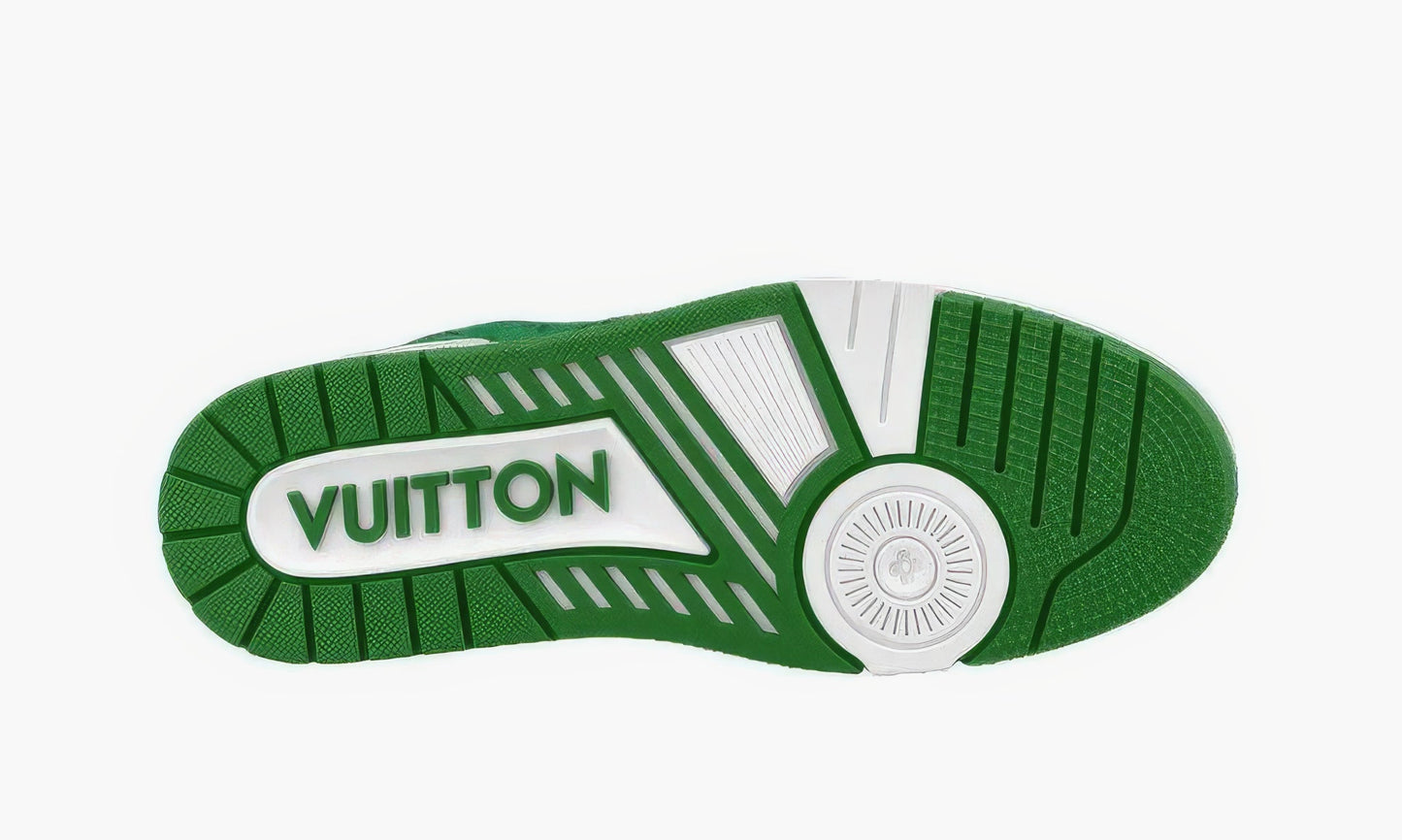 Louis Vuitton Trainer "Green Monogram Denim White" - 1A9JI1 | Grailshop