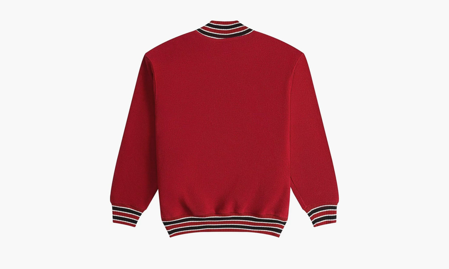 RHUDE Quarter Zip Varsity Jacket "Vintage Red" - PS24JA121501372138 | Grailshop