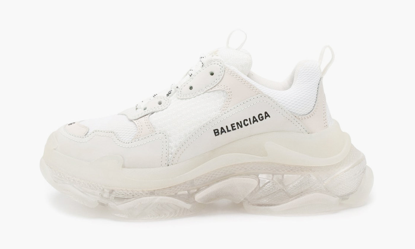 Balenciaga Triple S "Clear Sole White" - 541624W2FB19000 | Grailshop