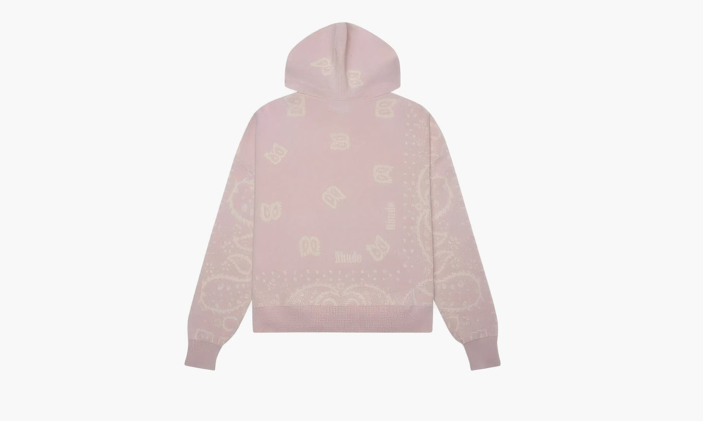 RHUDE Knit Bandana Hoodie "Pink" - SS23SW078224151380 | Grailshop