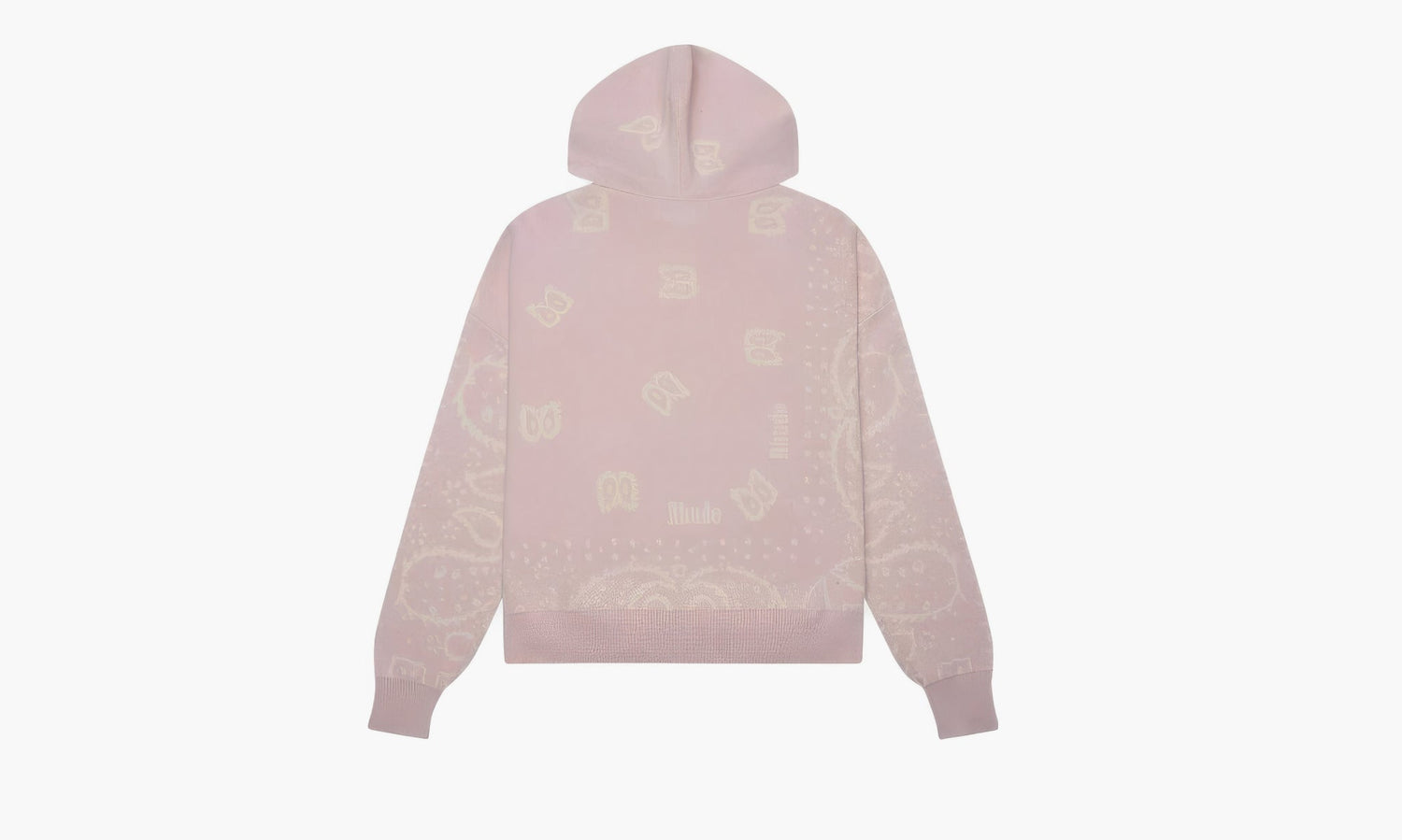 RHUDE Knit Bandana Hoodie "Pink" - SS23SW078224151380 | Grailshop