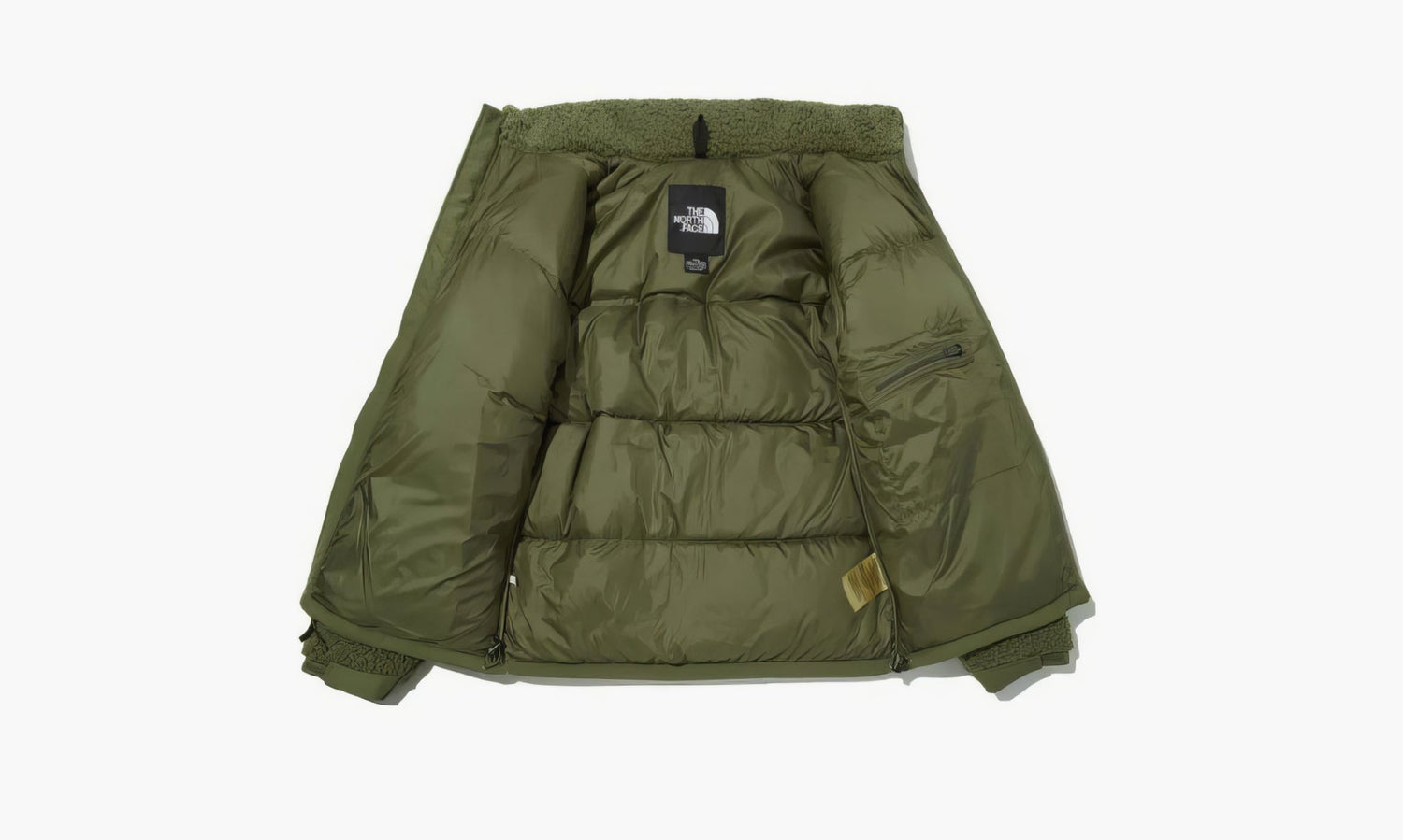 The North Face Sherpa Nuptse Jacket Logo 'green" - NJ1DN61C | Grailshop