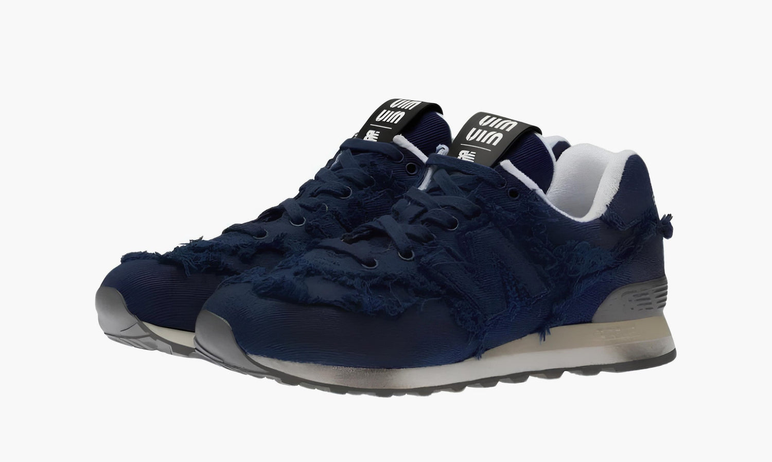 New Balance 574 X Miu Miu Denim Sneakers "Navy Blue" - 5E765D_CSL_F0V41_F_015 | Grailshop