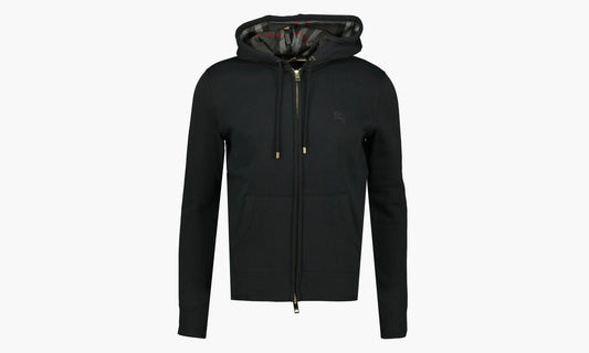 Burberry Clarendon Check Hood Zip Up Hoodie «Black» - 40155581 | Grailshop