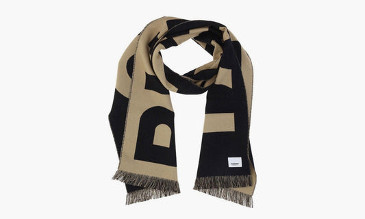 Burberry Logo Wool Jacquard Scarf «Beige» - 80571471 | Grailshop