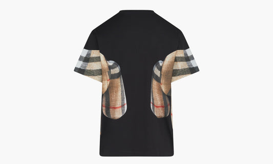 Burberry Thomas Bear Print Cotton Oversized T-shirt «Black» - 80495681 | Grailshop