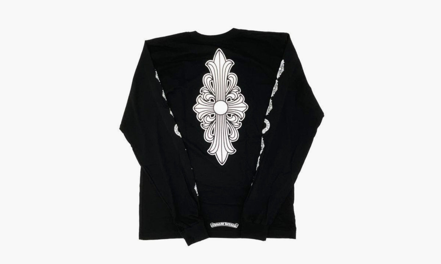 Chrome Hearts Floral Cross L/S T-shirt «Black» | Grailshop