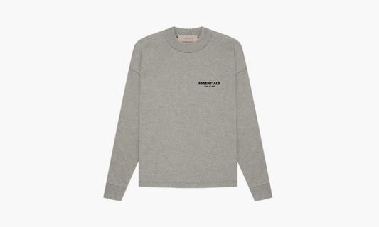 Fear Of God Essentials Long Sleeve SS22 «Tee Dark Oatmeal Logo» - FOG-SS22-609 | Grailshop