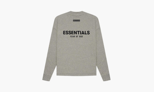 Fear Of God Essentials Long Sleeve SS22 «Tee Dark Oatmeal Logo» - FOG-SS22-609 | Grailshop