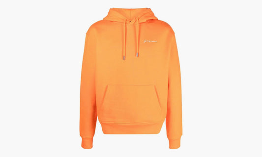 Jacquemus Le Sweatshirt Brode Embroidered Logo Hoodie «Orange» - 226JS3102120ORANGE | Grailshop