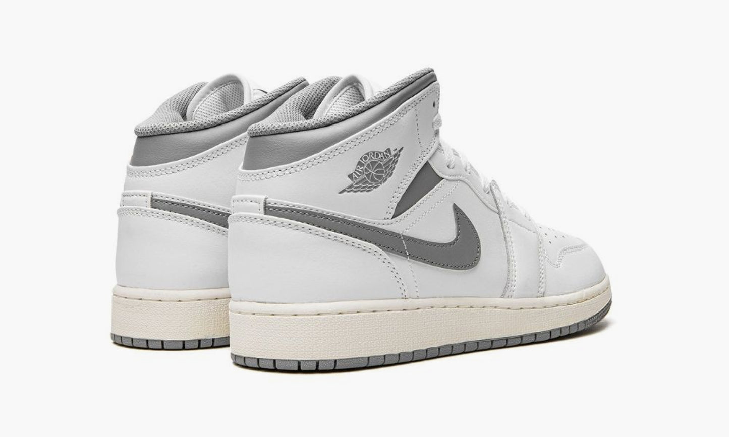 Nike Air Jordan 1 Mid GS «Neutral Grey» - 554725 135 | Grailshop