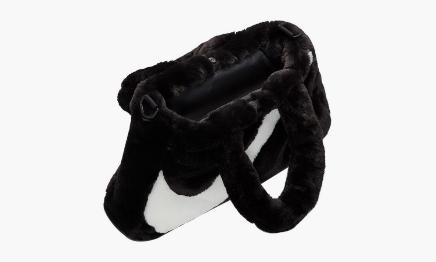 Nike Faux Fur Tote Bag «Black»