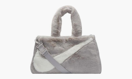 Nike Faux Fur Tote Bag «Light Iron Oar» - DQ5804 012 | Grailshop