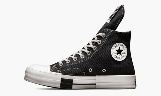 Rick Owens x Converse DRKSHDW DRKSTAR Chuck Taylor All Star High “Black” - A00130C | Grailshop