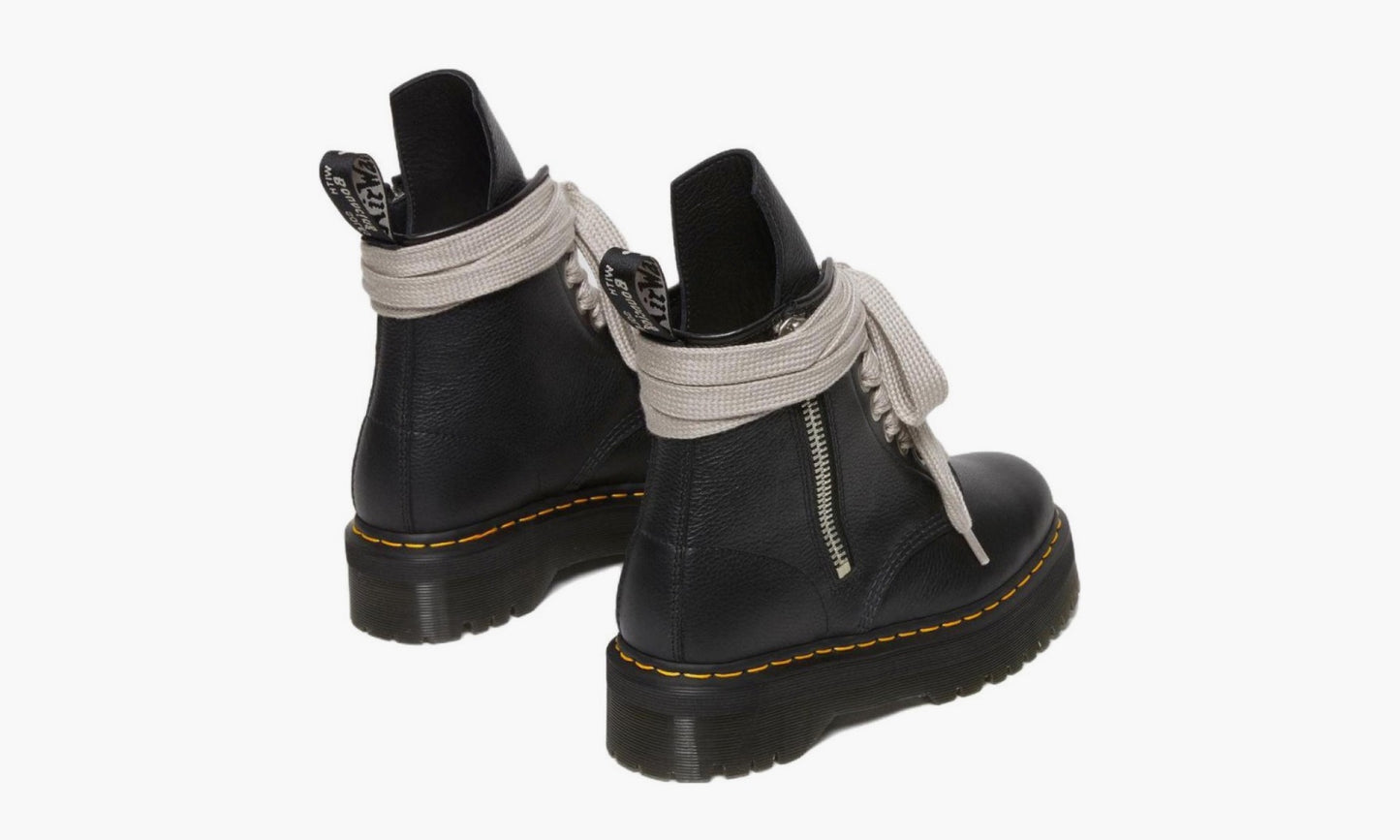 Rick Owens x Dr. Martens 1460 Leather Platform Boots “Black” - 27978001 | Grailshop