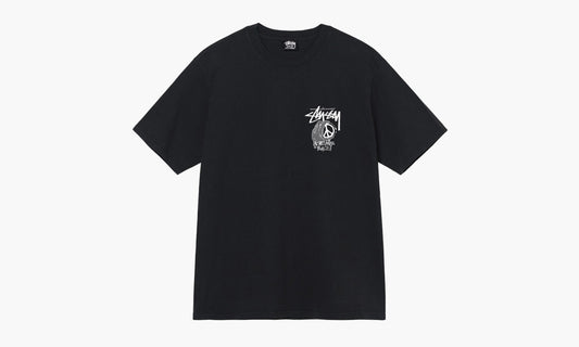 Stussy Peace Hand Pigment Dyed T-Shirt “Black” - 1904861 | Grailshop