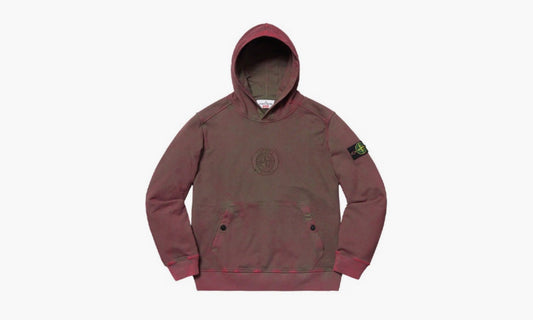 Stone Island x Supreme Hooded Sweatshirt «Red» - SUP-SS19-388 | Grailshop