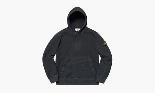 Stone Island x Supreme Hooded Sweatshirt «Black» - SUP-SS19-388 | Grailshop