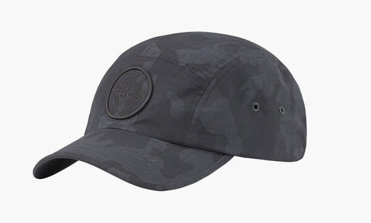 Stone Island x Supreme Reactive Ice Camo Ripstop Camp Cap «Black» - SUP-SS22-775 | Grailshop