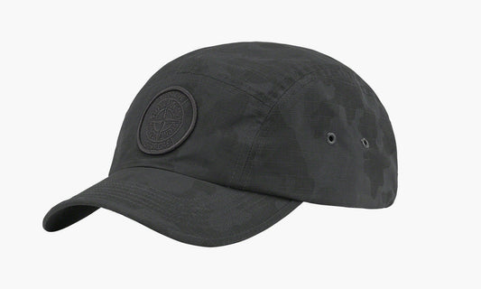 Stone Island x Supreme Reactive Ice Camo Ripstop Camp Cap «Black» - SUP-SS22-775 | Grailshop
