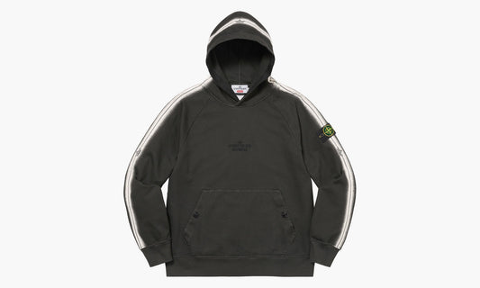 Stone Island Stripe Hooded Sweatshirt “Black” - SUP-SS22-718 | Grailshop