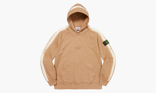 Stone Island Stripe Hooded Sweatshirt “Tan” - SUP-SS22-718 | Grailshop
