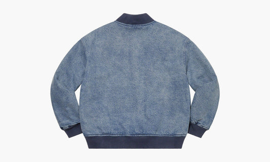 Supreme Washed Knockout Denim Varsity Jacket «Washed Blue» - SUP-SS23-171 | Grailshop