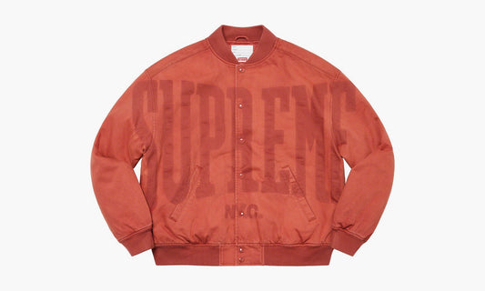 Supreme Washed Knockout Denim Varsity Jacket «Rust» - SUP-SS23-171 | Grailshop