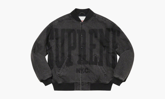 Supreme Washed Knockout Denim Varsity Jacket «Washed Black» - SUP-SS23-171 | Grailshop