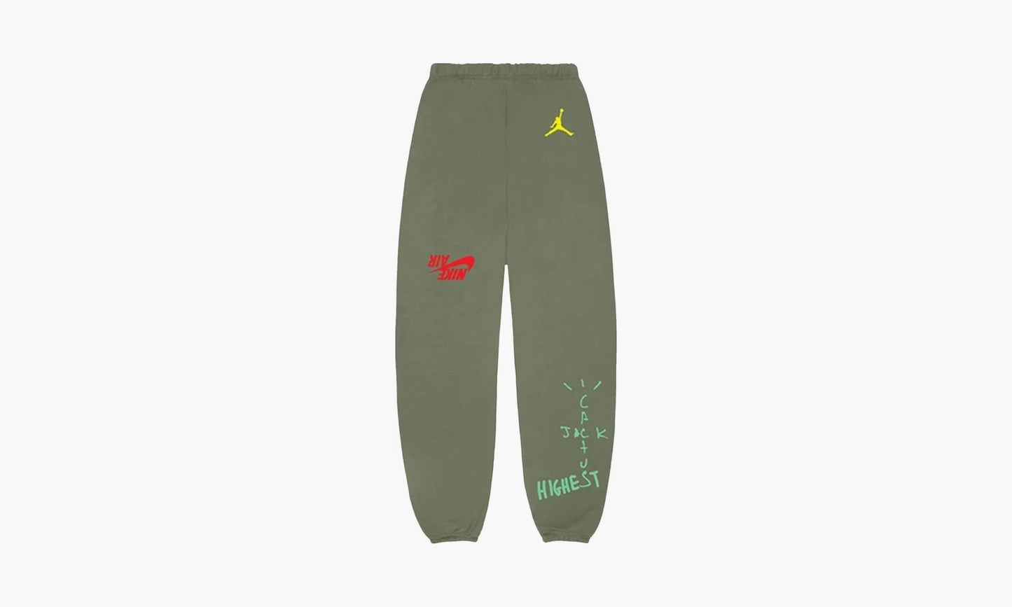 Travis Scott x Jordan Cactus Jack Highest Sweatpant «Olive» - TC 302 | Grailshop