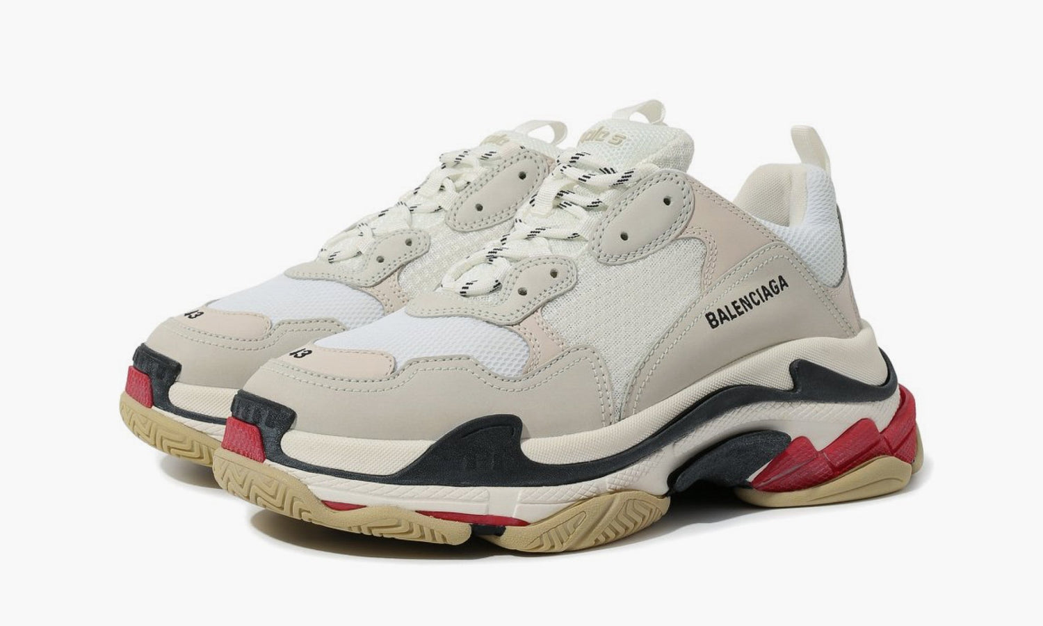 Balenciaga Triple S "White Black Red" - 533882W09E19000 | Grailshop