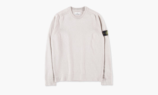Stone Island Lambswool Crew Knit "Beige" - 6915540A3 V0090 | Grailshop