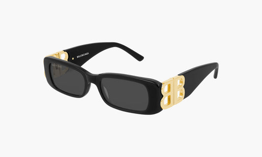 Balenciaga Dynasty Rectangle Frame Sunglasses «Black» - BB0096S 001 | Grailshop