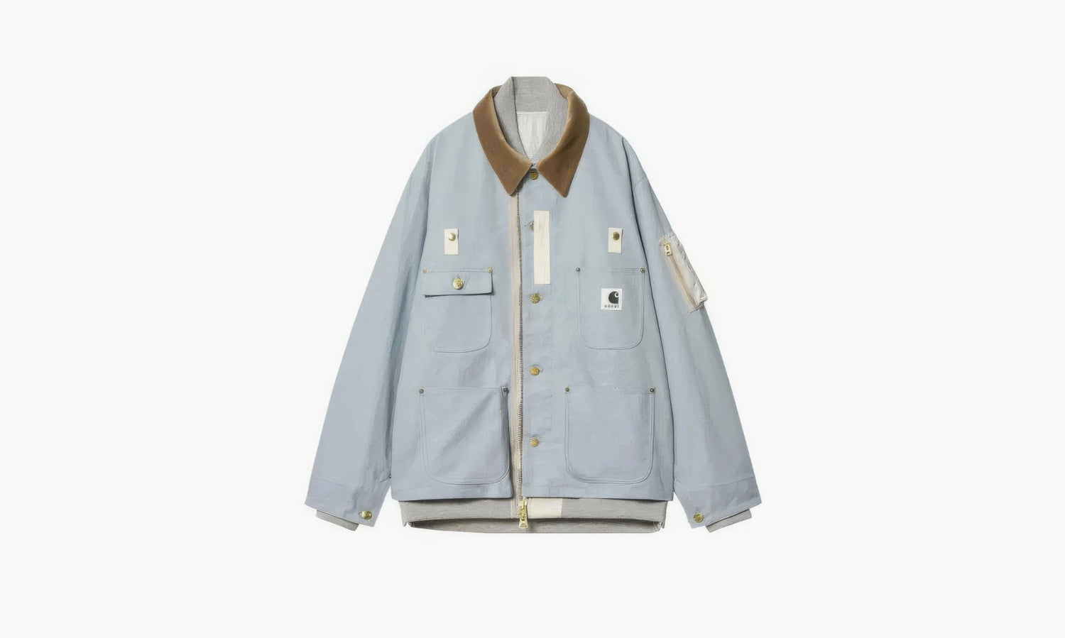 Sacai X Carhartt WIP FW23 Jacket "Blue" - 23-03110M-451 | Grailshop