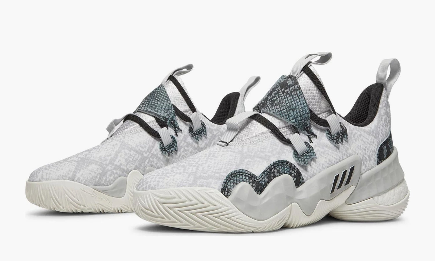 Adidas Trae Young 1 "Light Solid Grey Snakeskin" - H67753 | Grailshop